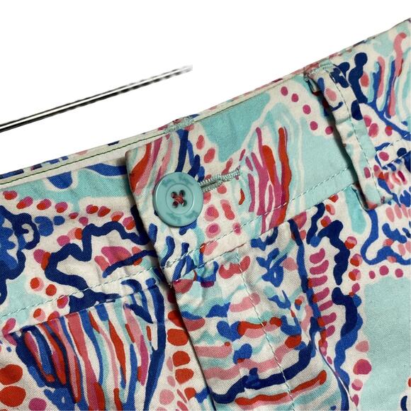 Lilly Pulitzer Walsh Short 100% Cotton Size 4 (2357) - Picture 5 of 6